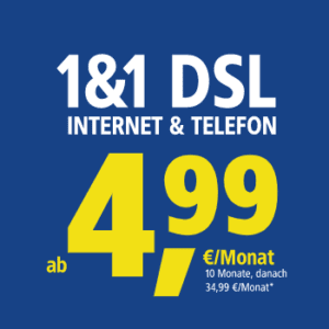 Top DSL Anbieter 1&1 DSL
